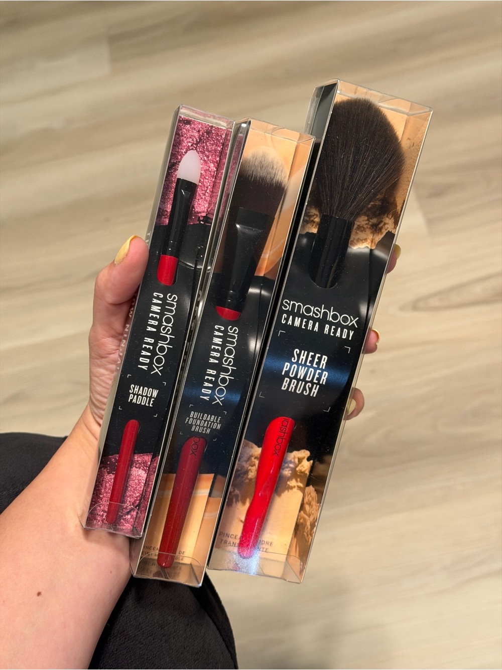 Smashbox Camera Ready Brush Trio with Red Handles